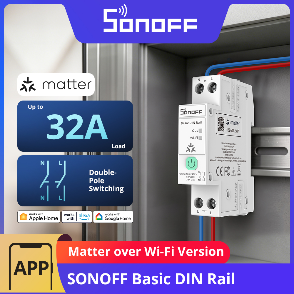 Sonoff Basic Switch - SONOFF BASIC-1GSP Podstawowy Jednokanałowy Przełącznik na