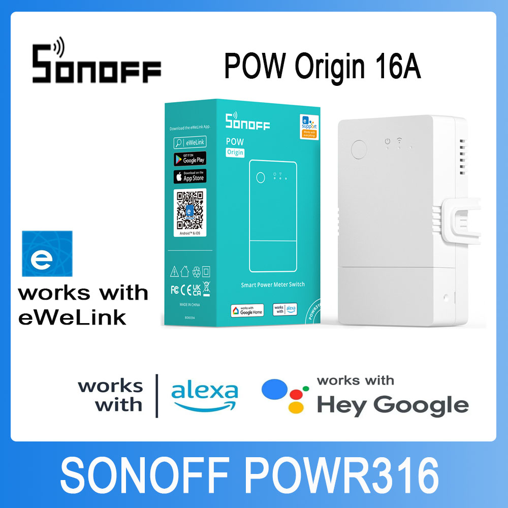 Sonoff Basic Switch - SONOFF POWR316 Pow Origin inteligentny przełącznik