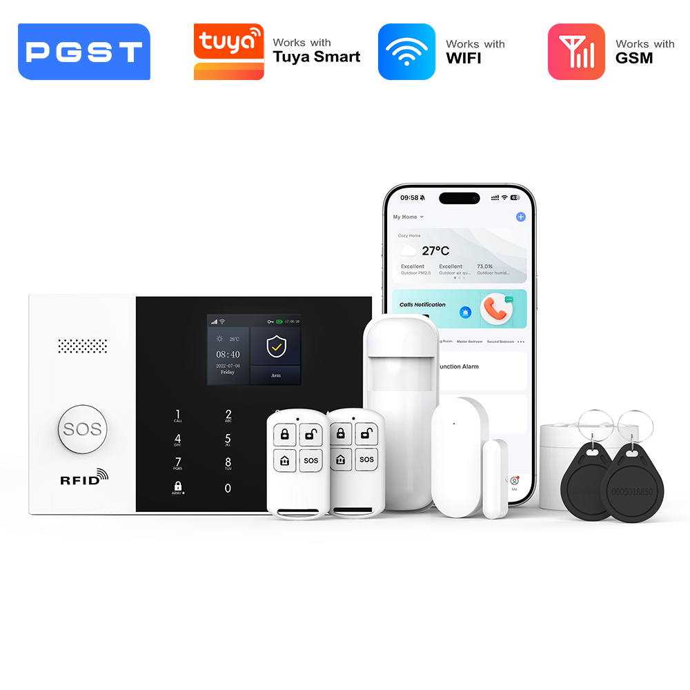 Home Automation Tutorial - PGST zestaw bezpieczeństwa alarm antywłamaniowy WiFi