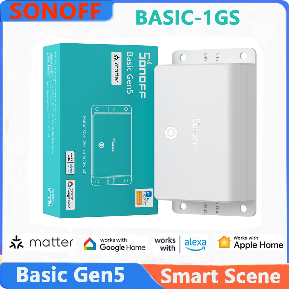 Sonoff Basic Switch - SONOFF Basic Gen5 (BASIC-1GS) Inteligentny przełącznik