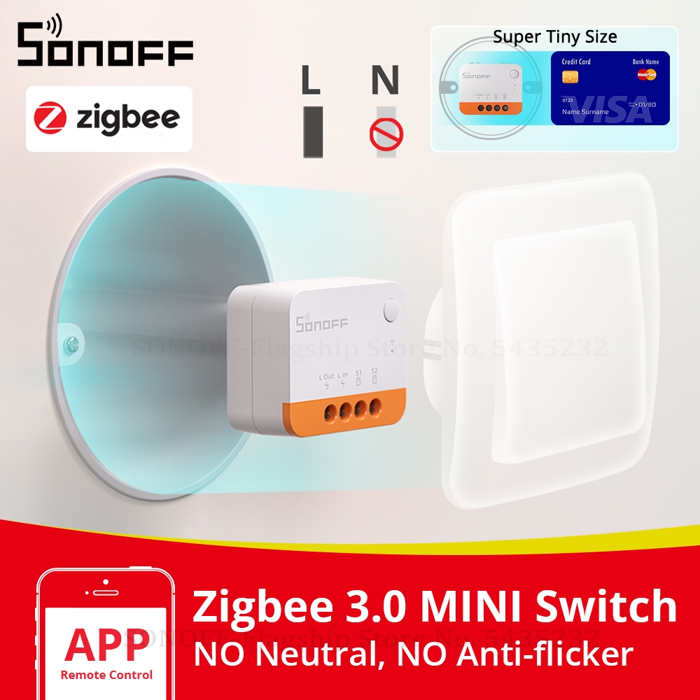 Sonoff Basic Switch - SONOFF ZBMINIL2 nie ma neutralny drutu