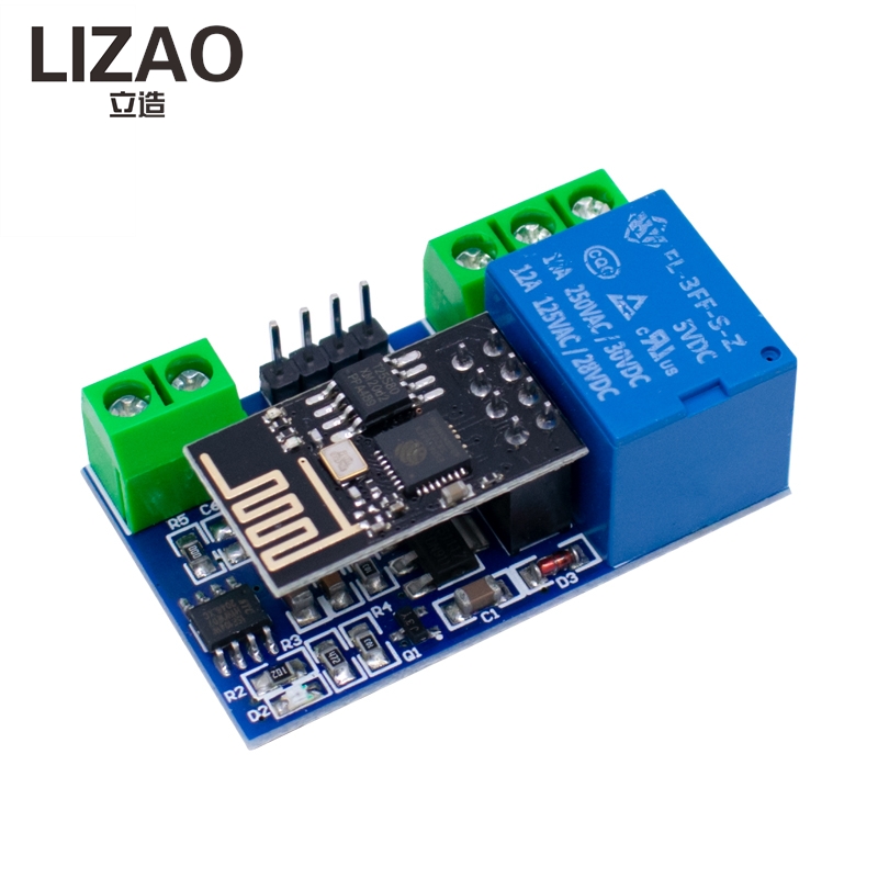 Home Automation Diy Projects - Moduł przekaźnikowy WiFi IoT LIZAO ESP8266