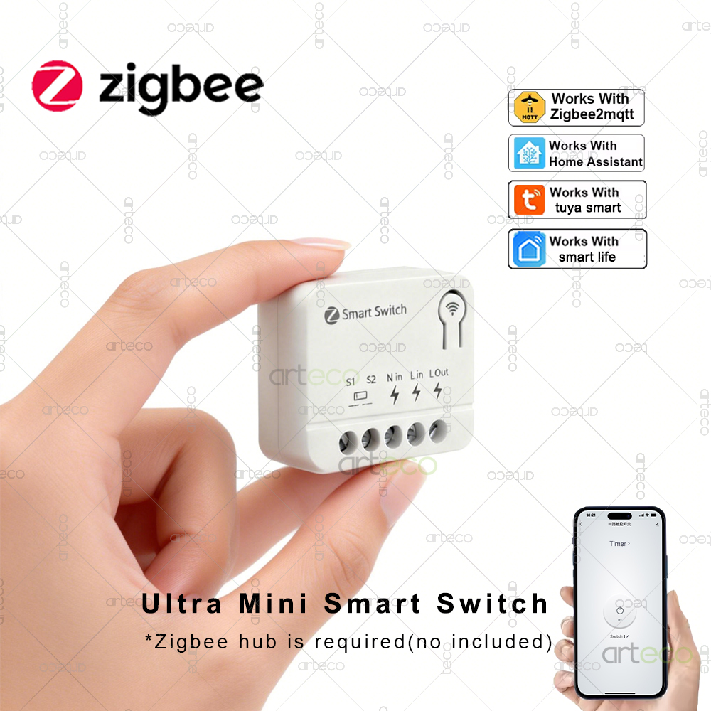 Home Automation Ideas - Moduł inteligentnego wyłącznika Zigbee Mini DIY,