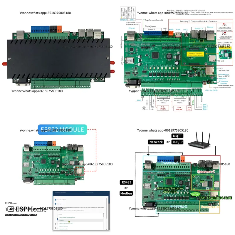 KC868-Server Ethernet Wifi RS2 – Diy Home Automation Server recenzja i cena
