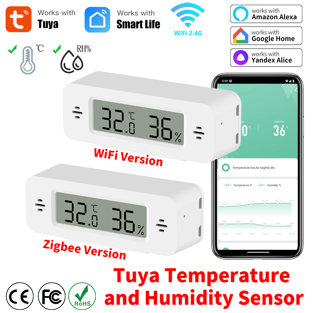 Tuya WiFi/Zigbee czujnik tempe – Home Automation Ideas recenzja i cena