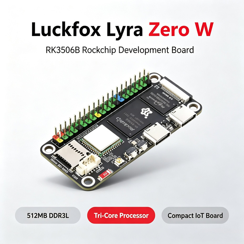 Płytka Luckfox Lyra Zero W RK3 – Pi Zero W Board recenzja i cena