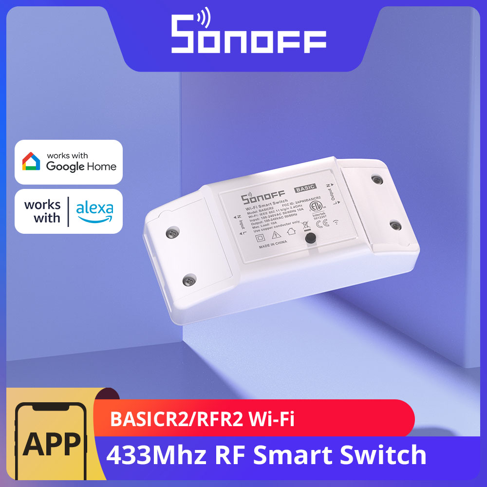 SONOFF BASICR2 RFR2 Wi-Fi 433M – Sonoff Basic Switch recenzja i cena